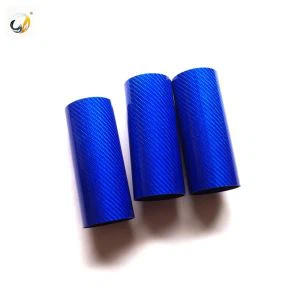 Kolorowe błyszczące tubki z włókna węglowego z 3K Weavings