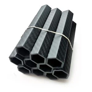 Twill Matt Carbon Fiber Hexagon Tube